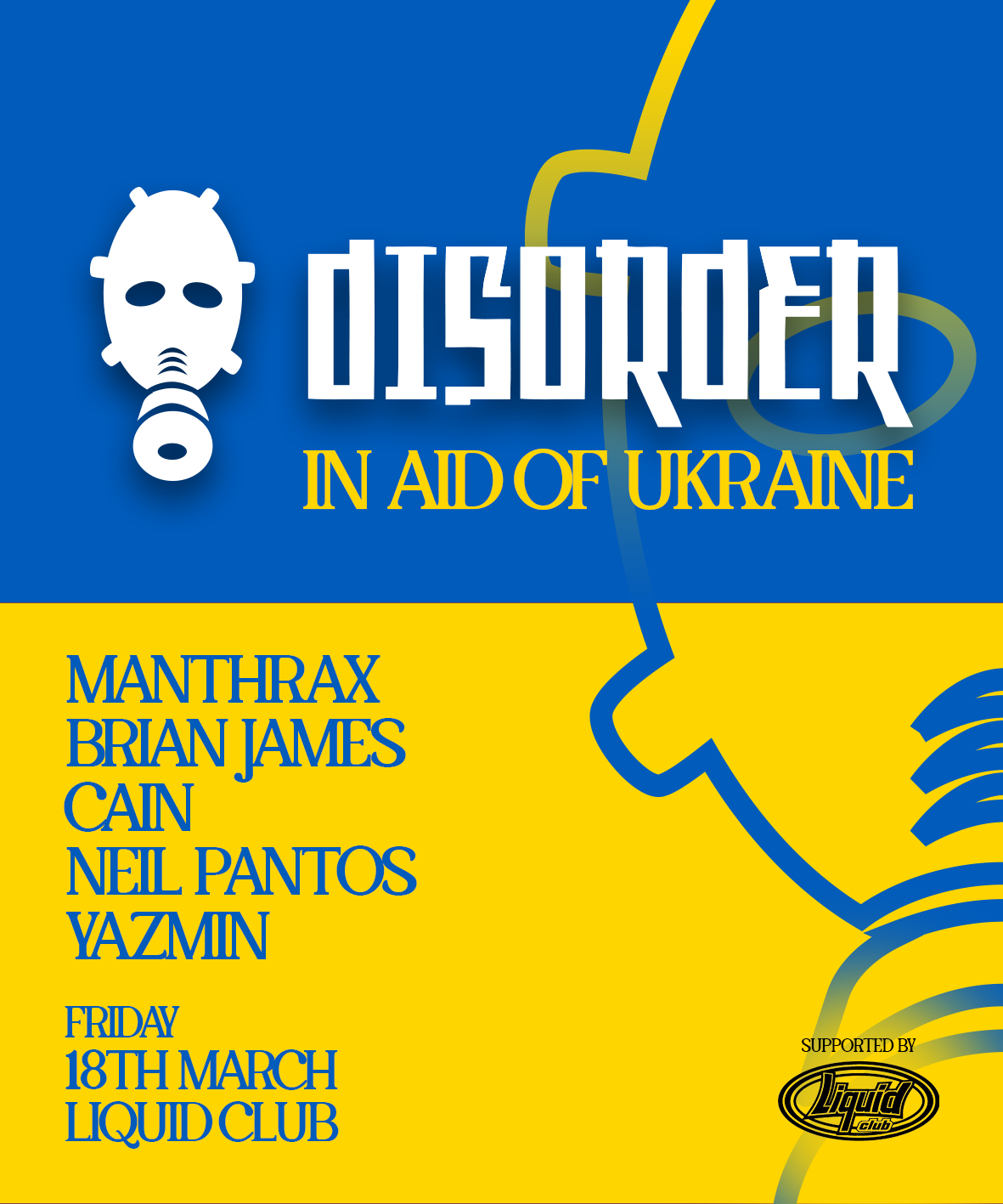 Disorder: In Aid of Ukraine Red Cross Society poster