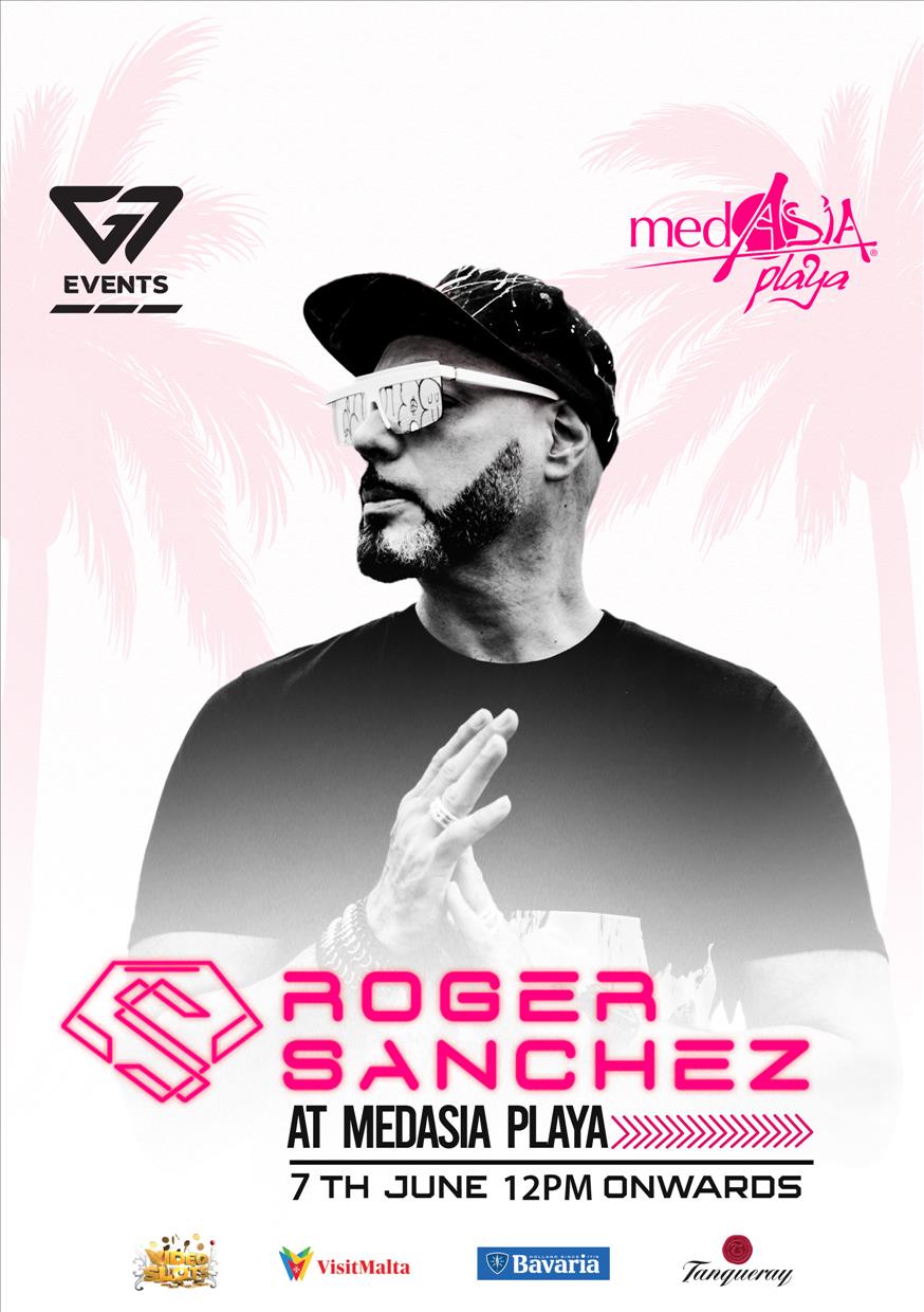 Roger Sanchez at MedAsia Playa poster