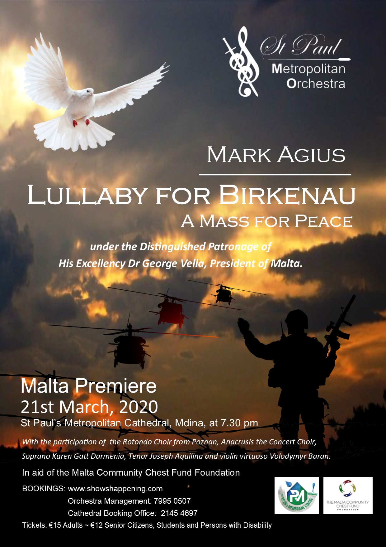 Lullaby for Birkenau – A Mass for Peace poster