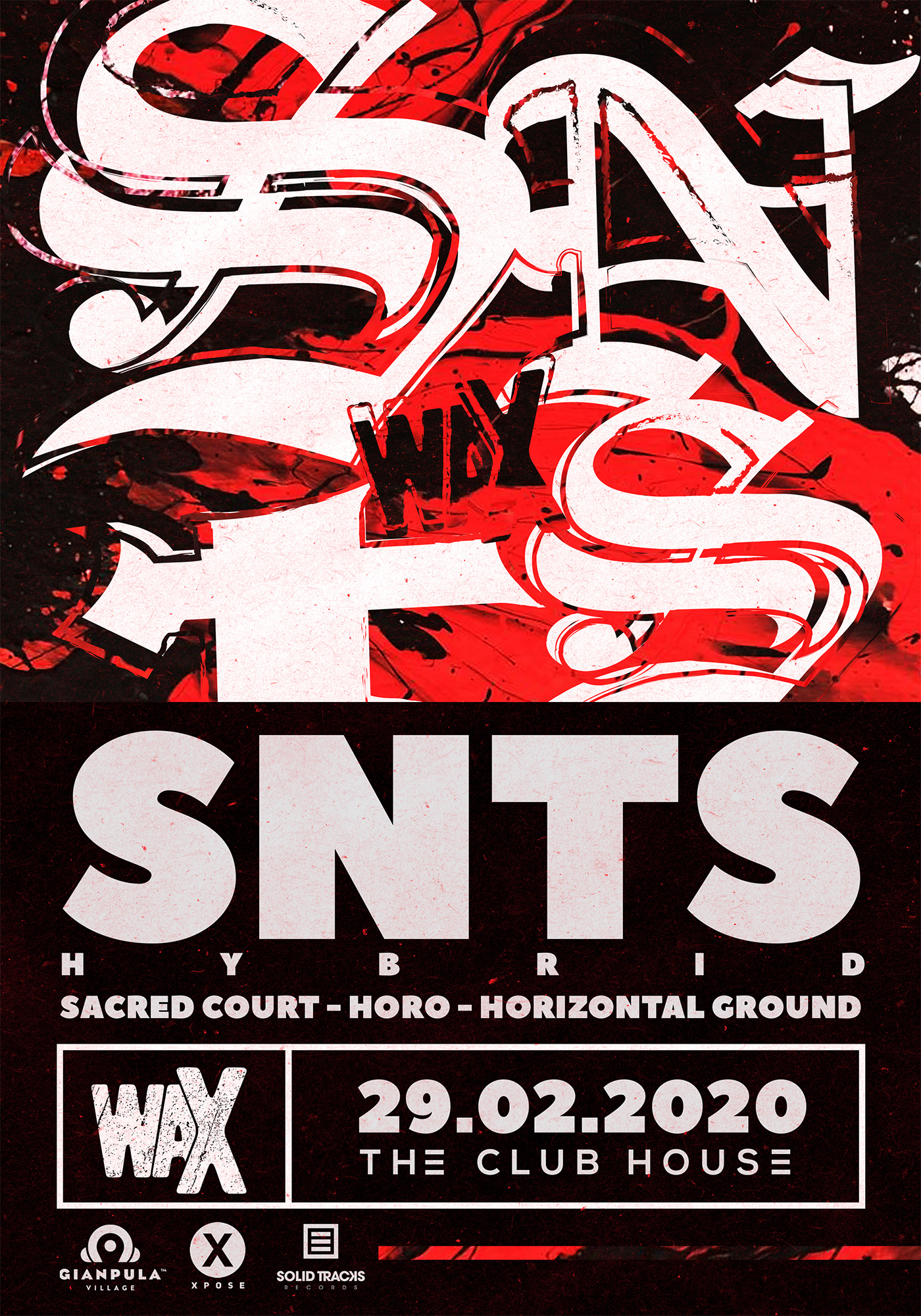 waX // SNTS poster