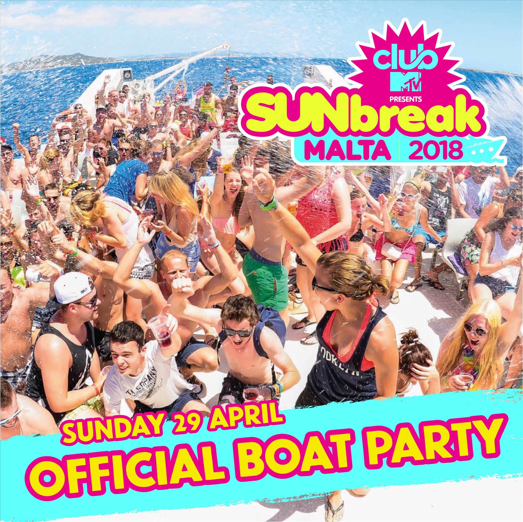 SUNBREAK 2018 - The Boat Party poster