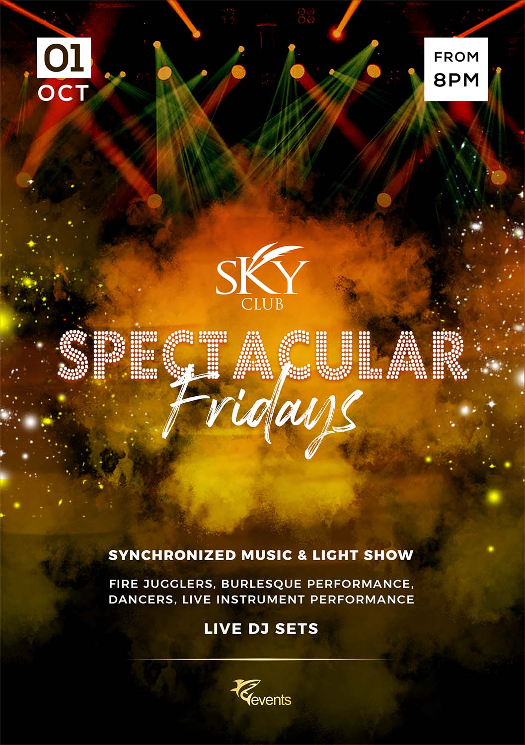 Spectacular Fridays Grand Opening poster