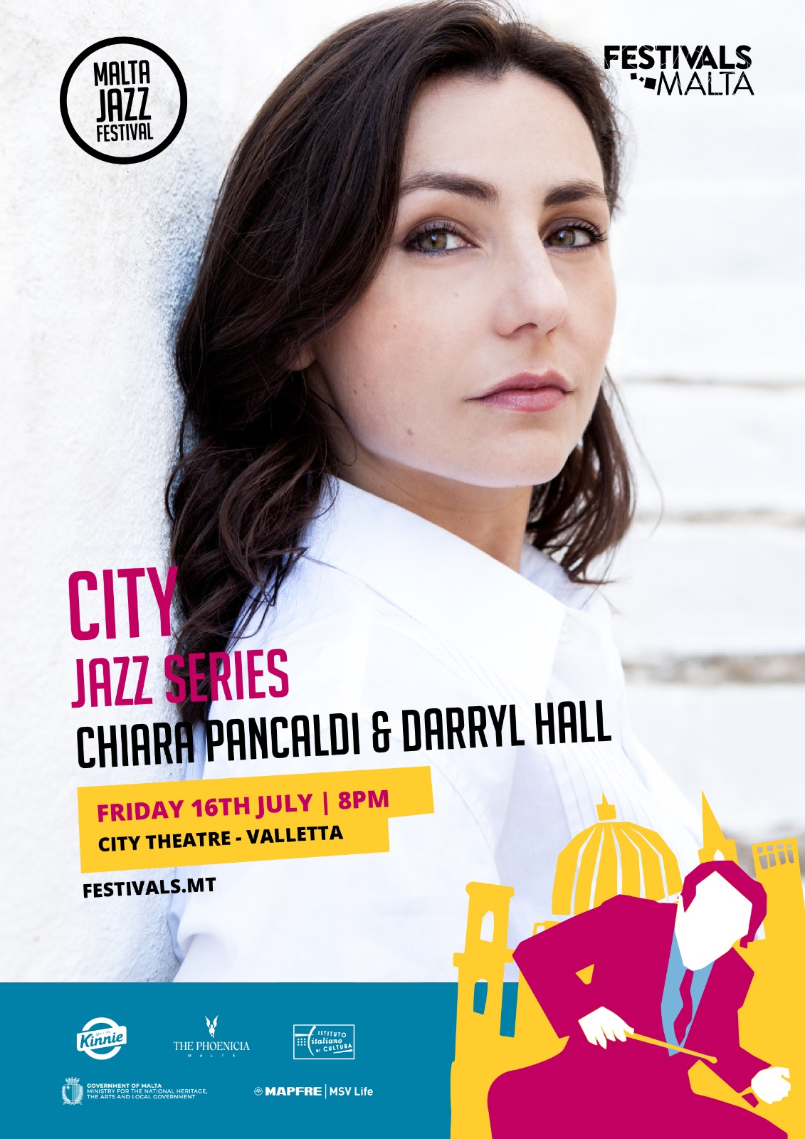 City Jazz Series - Chiara Pancaldi & Darryl Hall poster