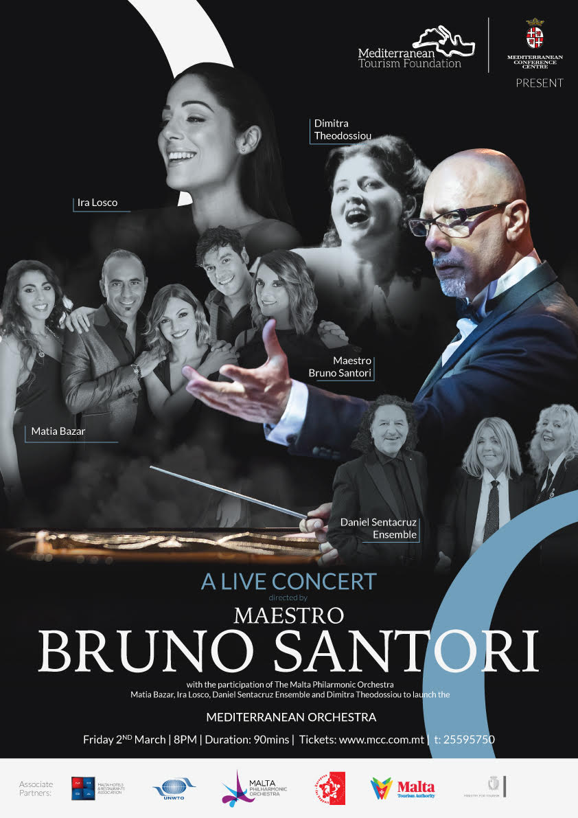 Mediterranean Orchestra - A Live Concert - Directed By Maestro Bruno Santori poster