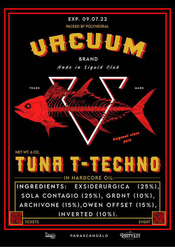 VACUUM: TUNA T-TECHNO poster