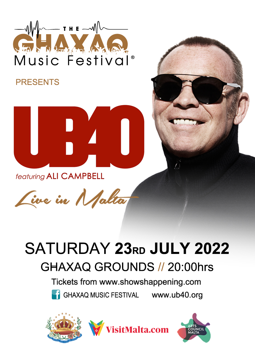 UB40 featuring Ali Campbell poster