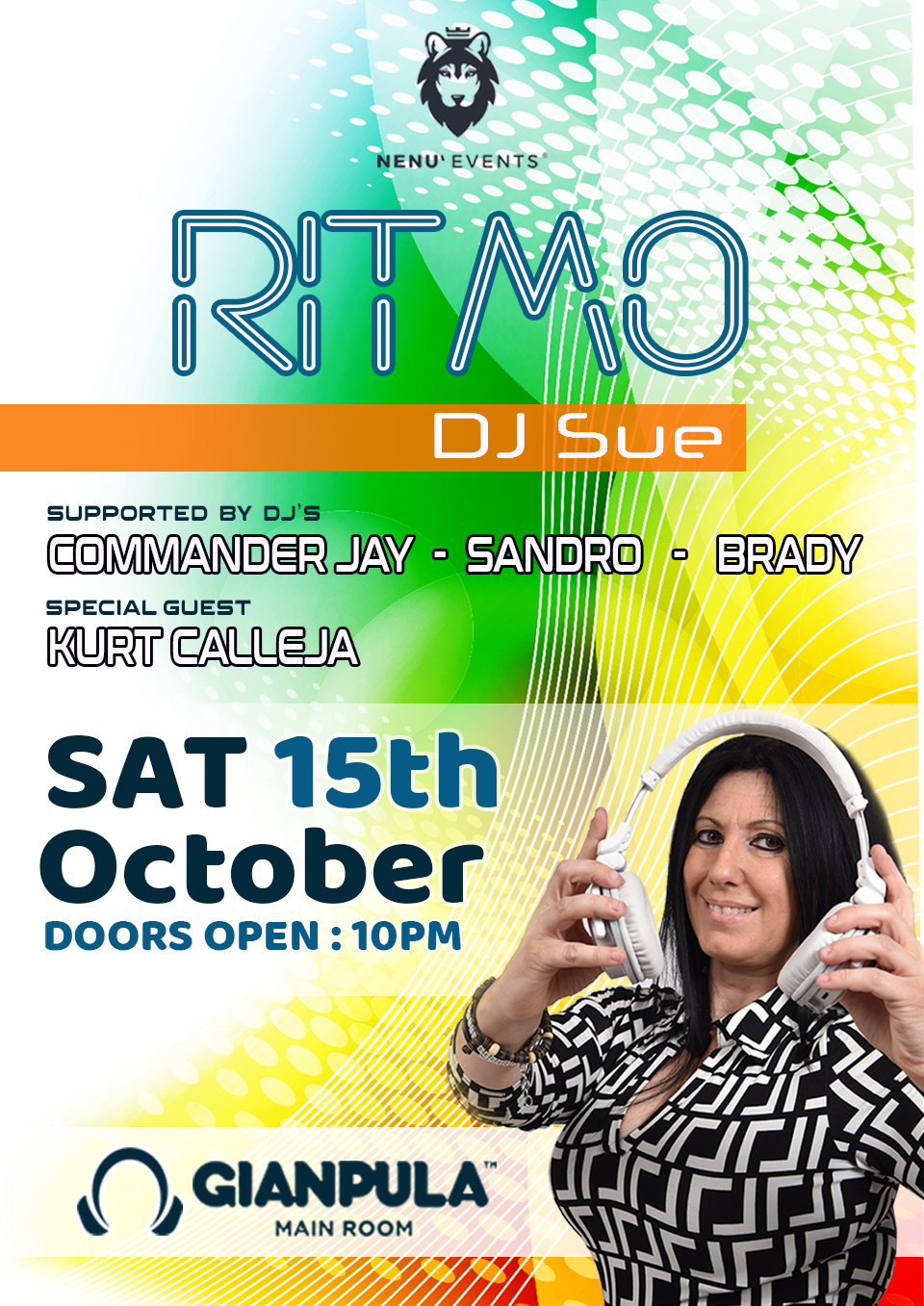 RITMO - DJ Sue (& Guests) poster