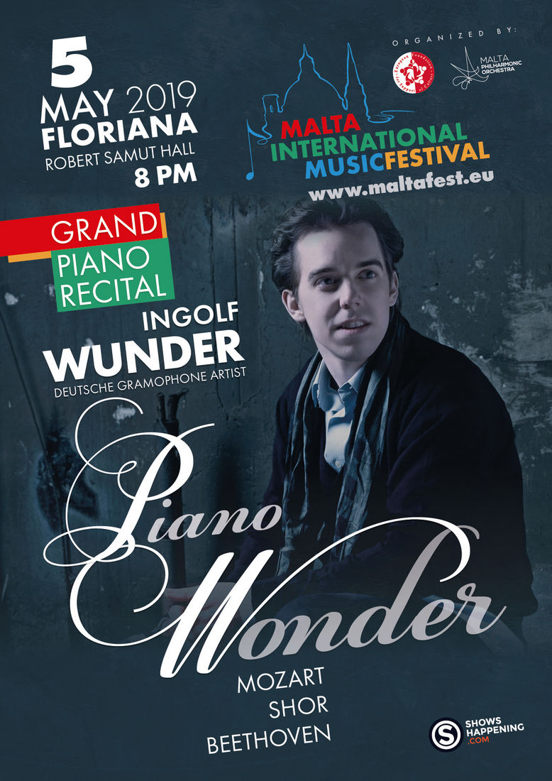 Piano Wonder- Ingolf Wunder -Deutsche Gramophone Artist poster