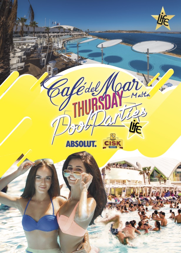 Café del Mar "Thursday Pool Parties" by Life Events poster