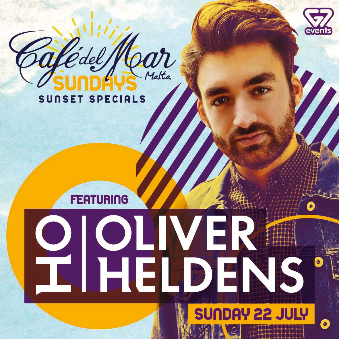 Oliver Heldens at Café Del Mar poster