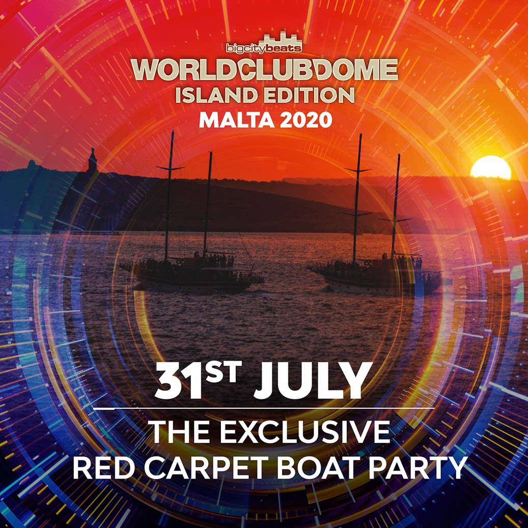 WORLD CLUB DOME ISLAND EDITION 2020 - DAY 1 - Sunset Boat Party poster