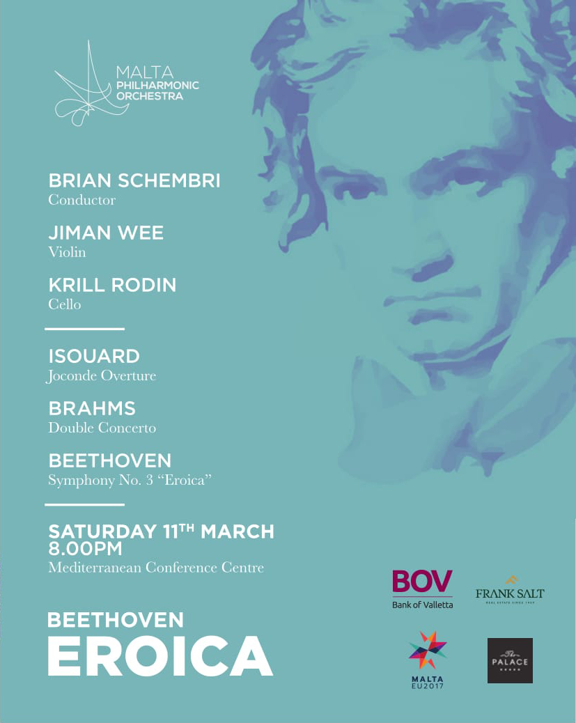 Eroica by The Malta Philharmonic Orchestra poster
