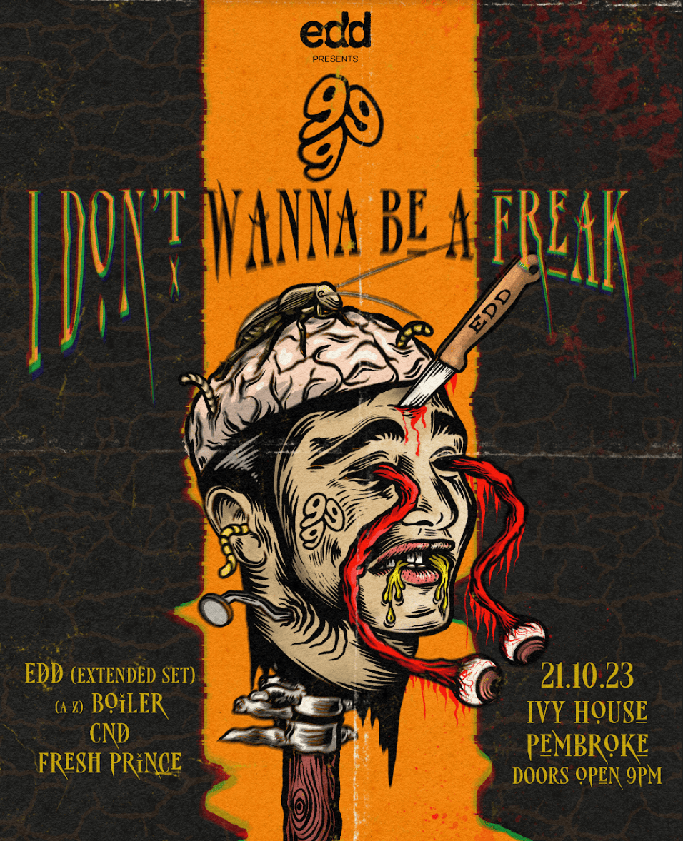 999 // I Don't Wanna Be A Freak poster