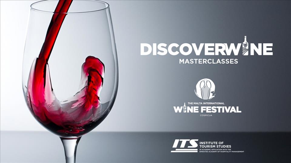DiscoverWine Masterclass at Malta International Wine Festival 2019 poster