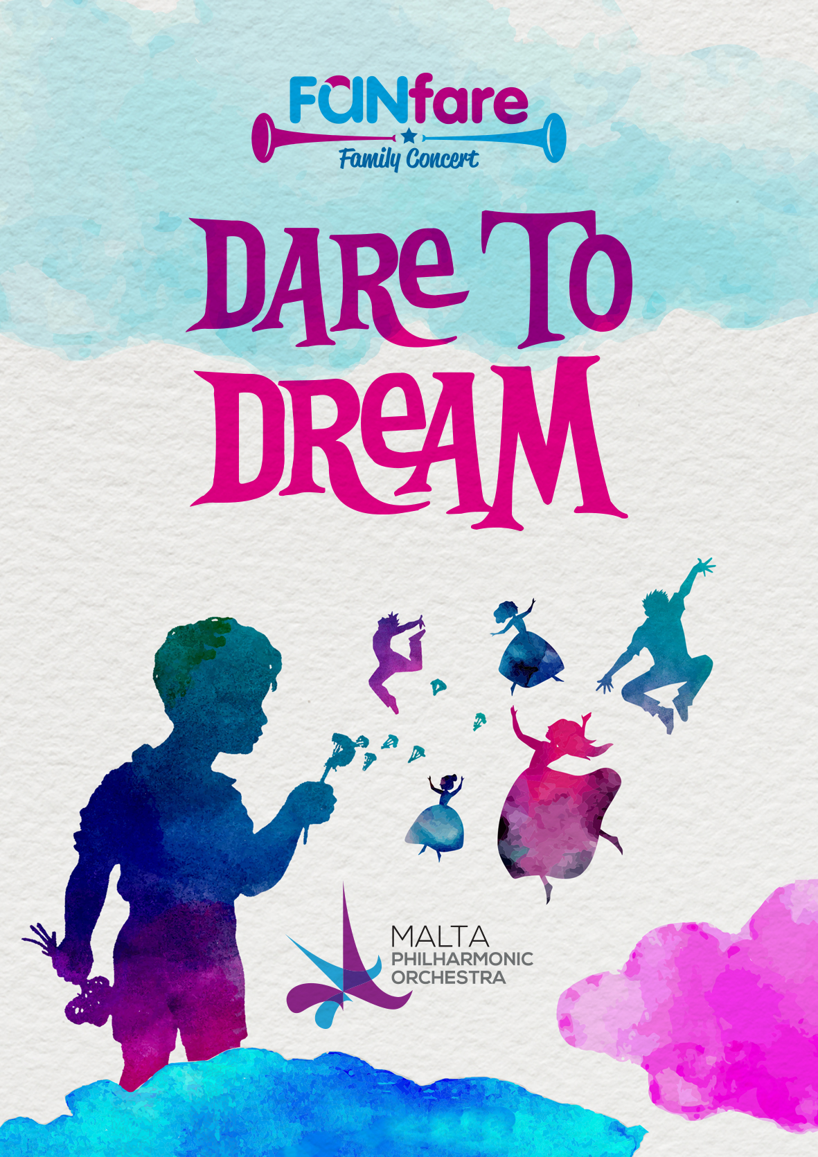 Dare to Dream - MPO Family Fanfare concert poster