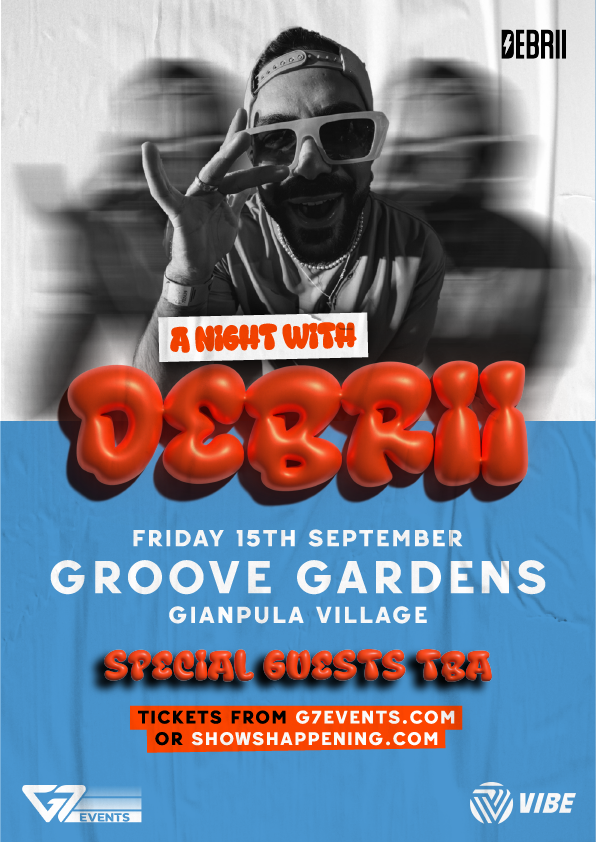 A Night with Debrii at Groove Gardens poster