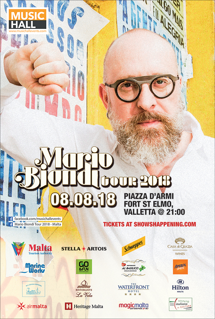 Mario Biondi Tour 2018 poster