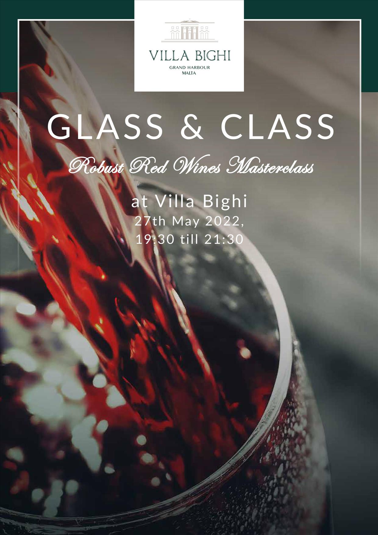 Glass & Class: Robust Red Wines Masterclass poster