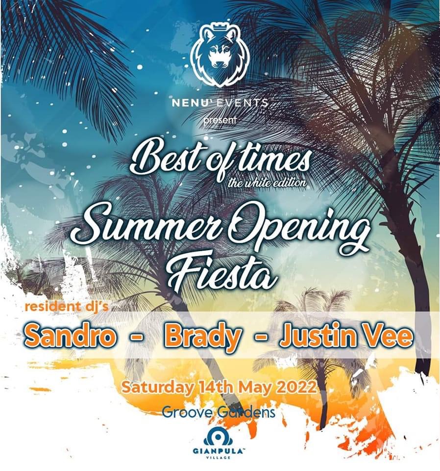 Best of Times - Summer Opening Fiesta - The White Edition poster