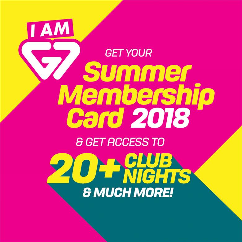 G7 Summer Membership Card 2018 poster