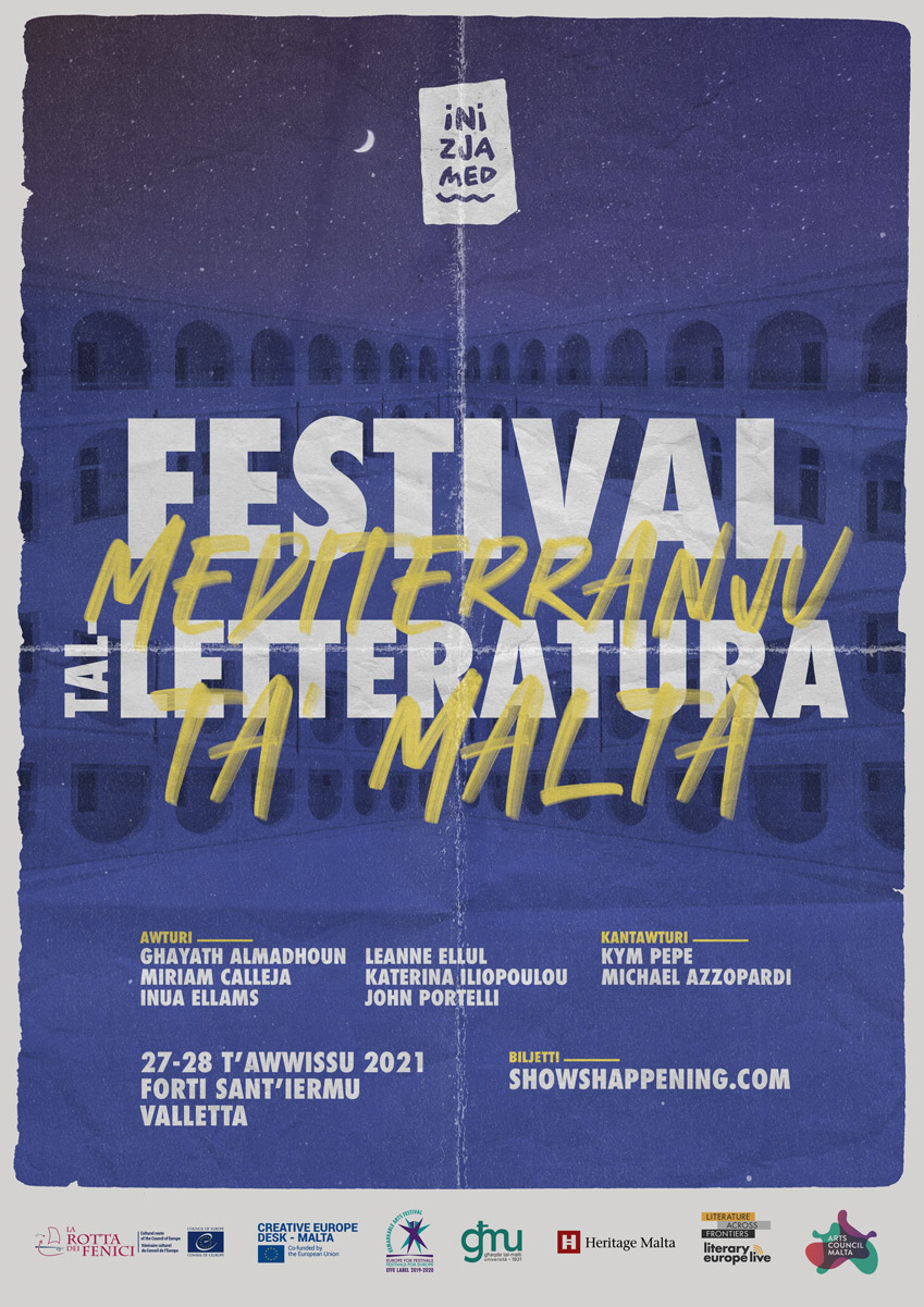 Festival Mediterranju tal-Letteratura ta' Malta poster