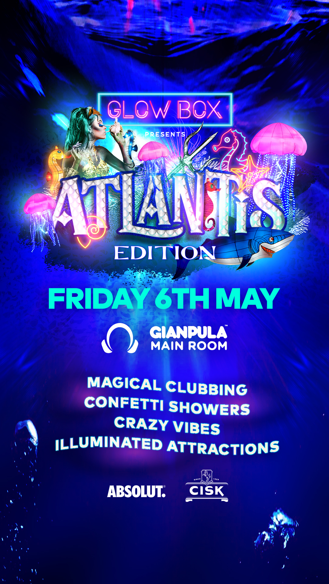 GLOW BOX Presents Atlantis Edition poster