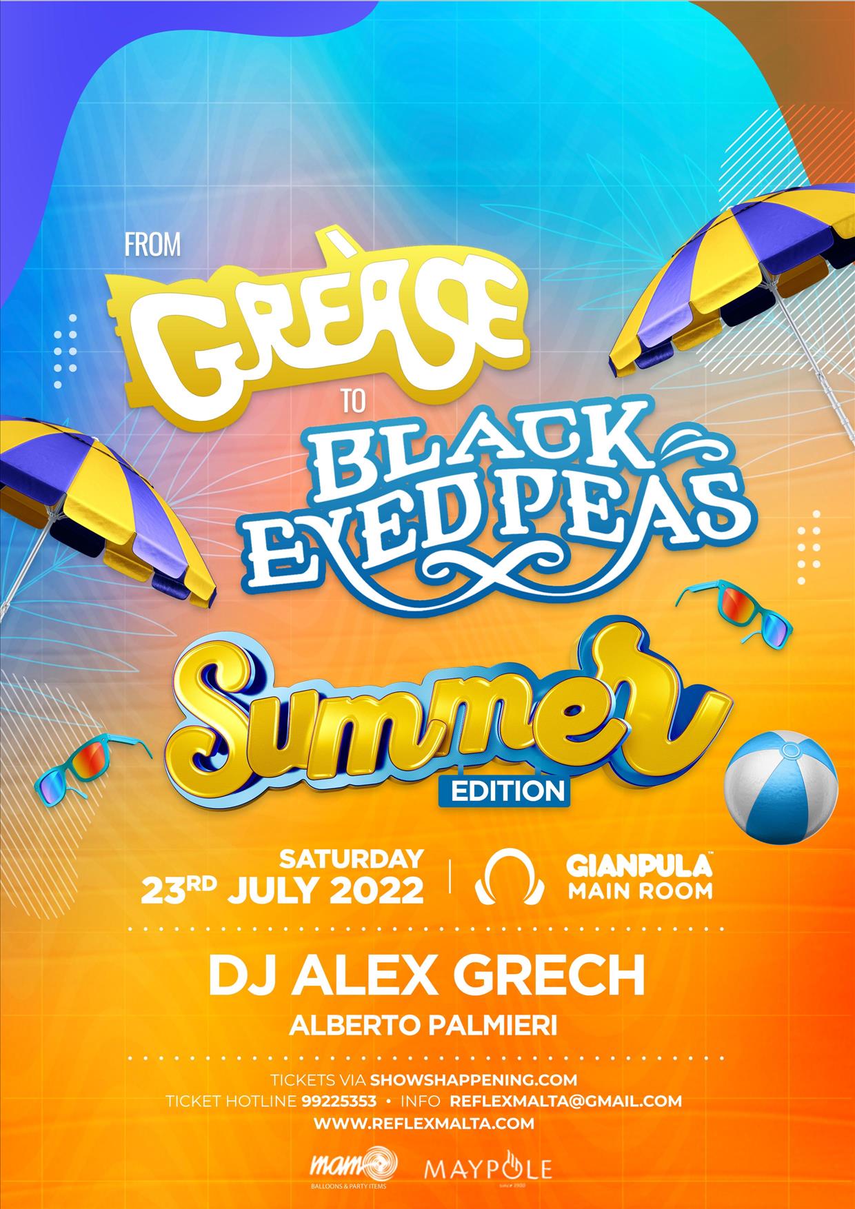 From Grease to Black Eyed Peas Summer Party poster