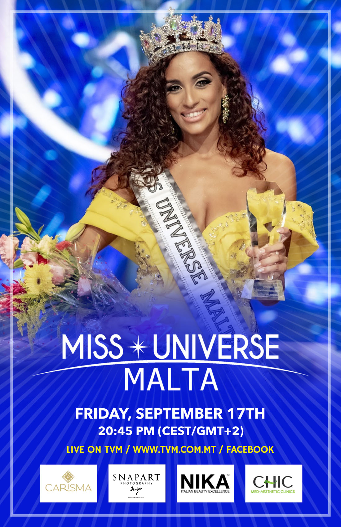Miss Universe Malta 2021 poster