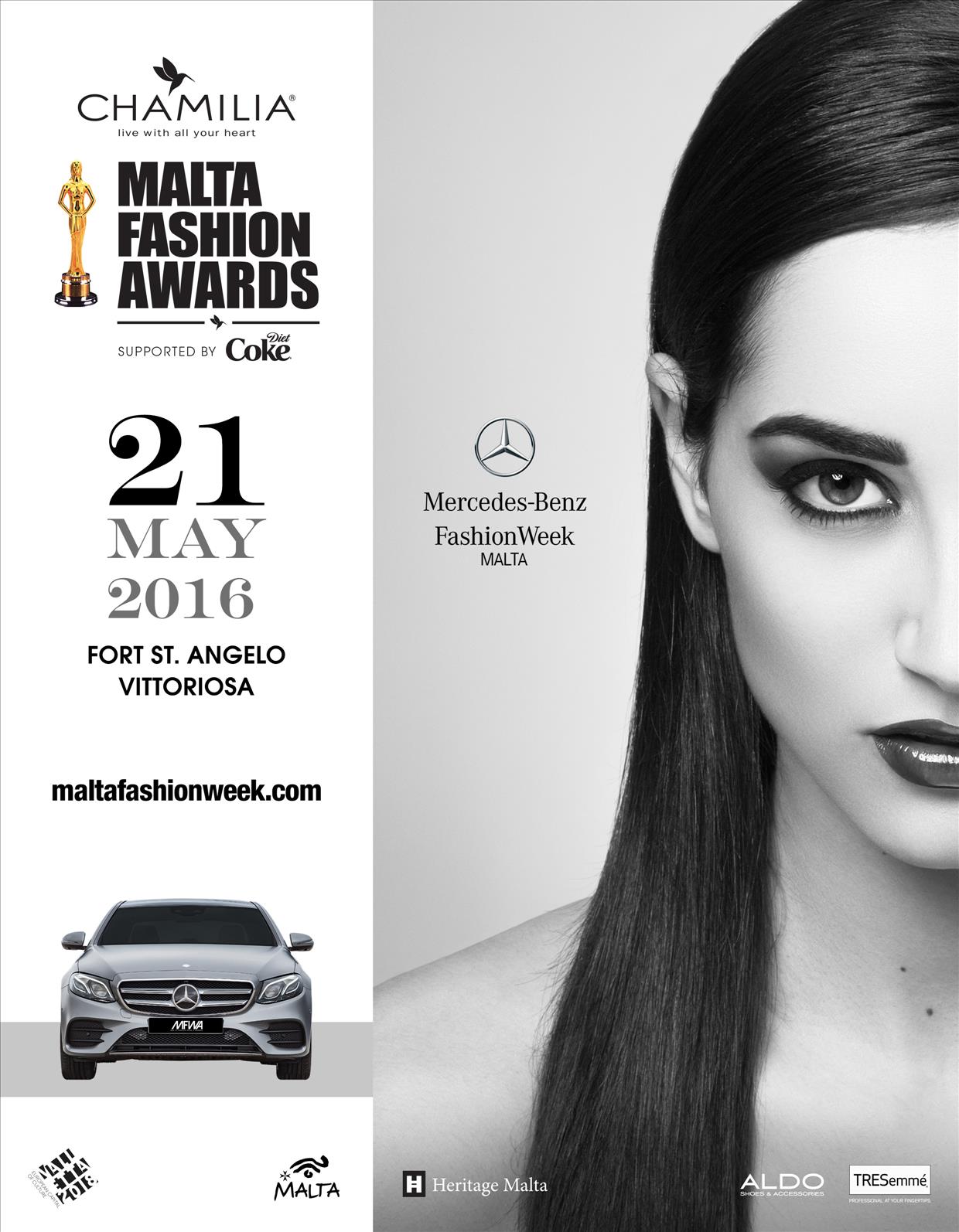The Chamilia Malta Fashion Awards 2016 poster