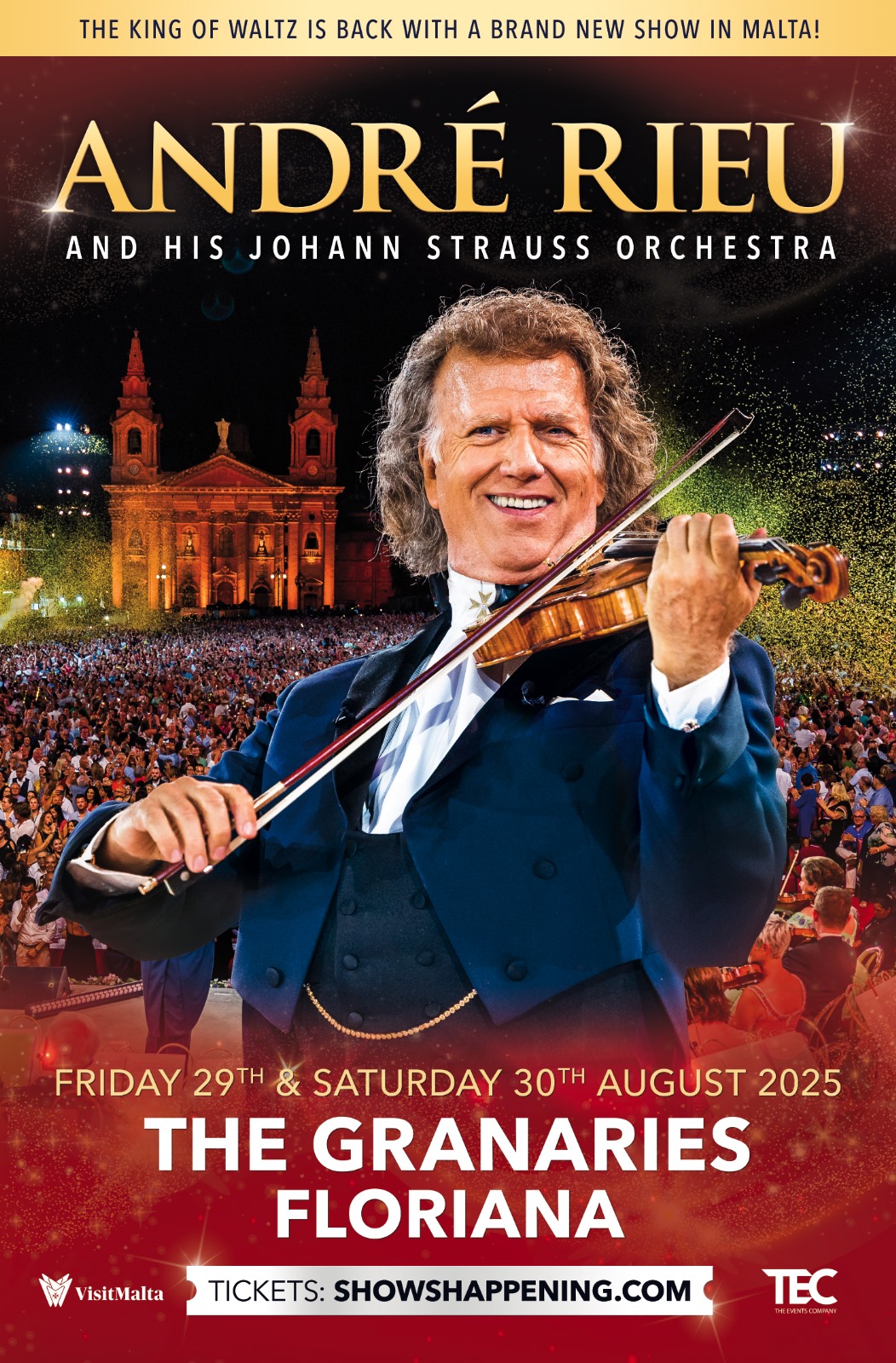 ANDRÉ RIEU LIVE IN CONCERT 2025 poster