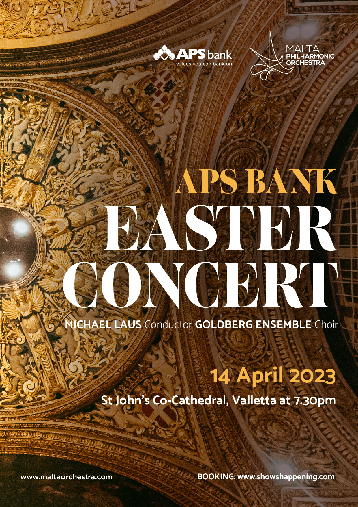 APS Bank Easter Concert poster