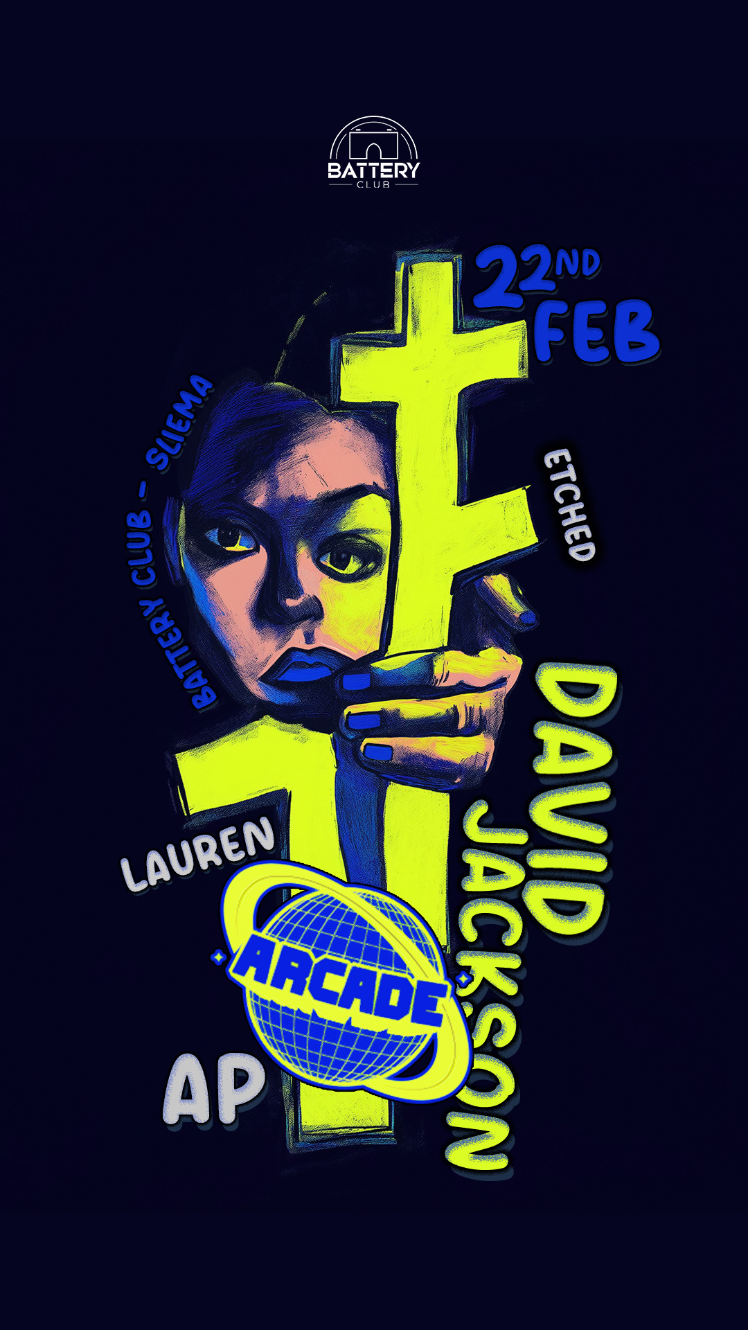 ARCADE - DAVID JACKSON [22 FEB] poster