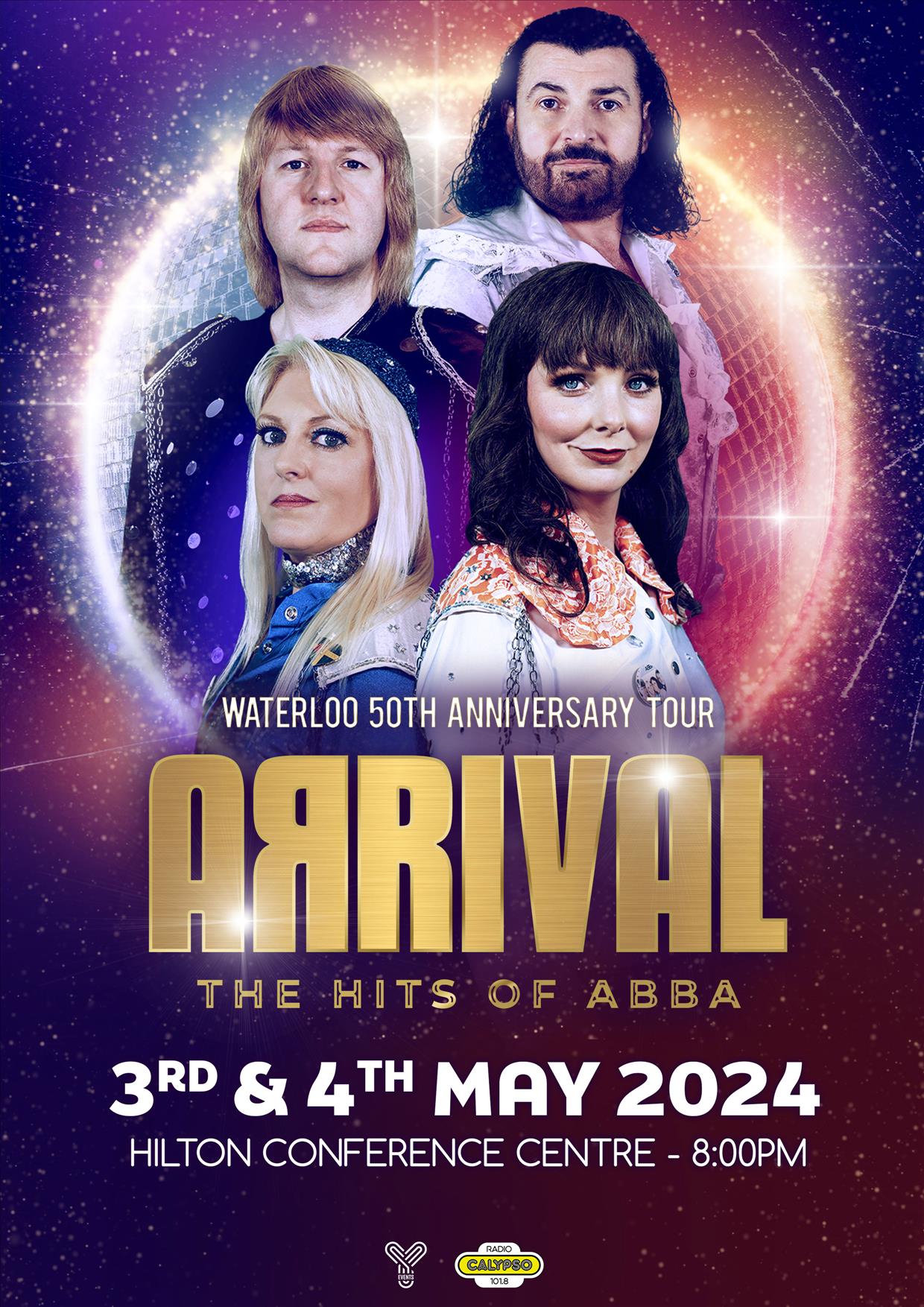 ARRIVAL – UK’s top ABBA Tribute Band in concert poster