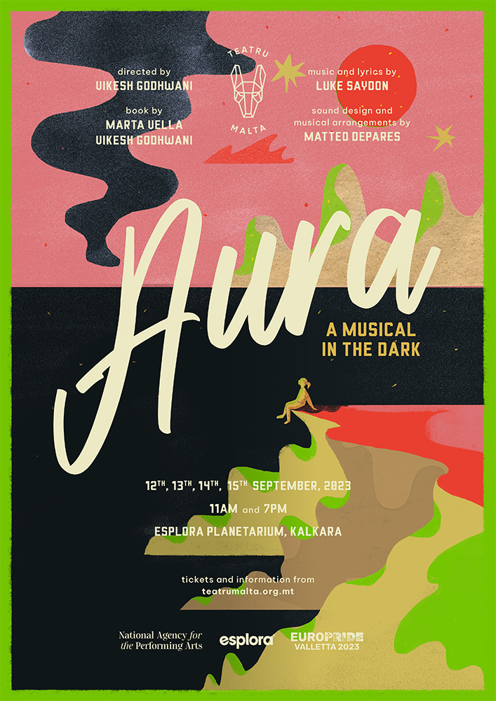 AURA - A MUSICAL IN THE DARK poster