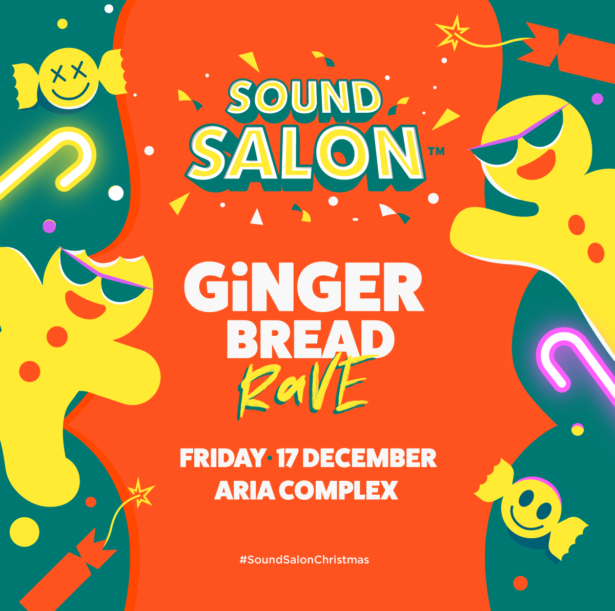 Sound Salon Christmas Special- Ginger Bread Rave poster