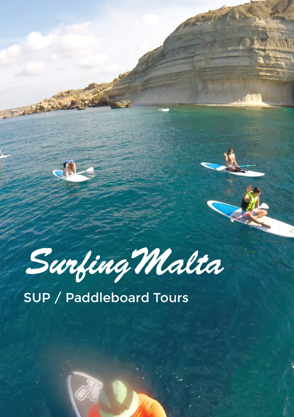 SUP / Paddleboard Tours - Surfing Malta poster