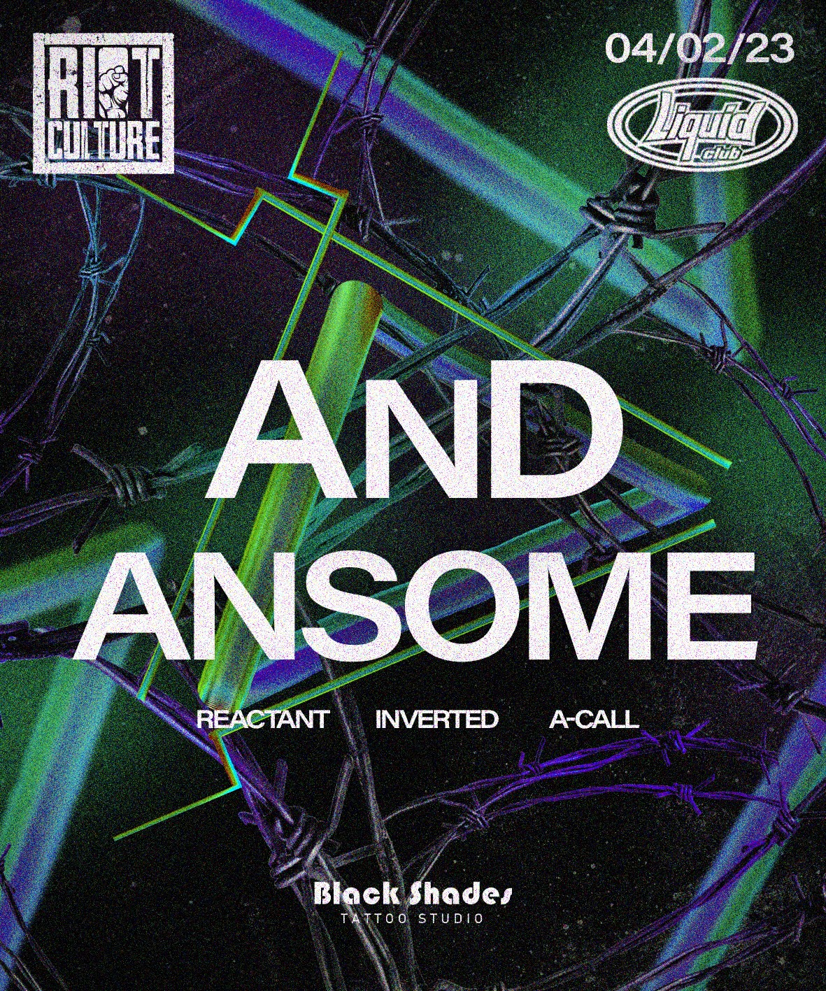 RIOT CULTURE: ANSOME & AnD poster