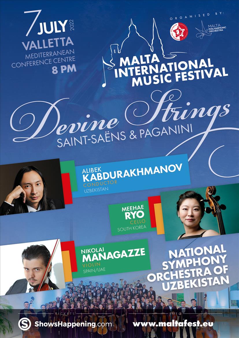 Devine Strings: Saint-Saëns & Paganini poster