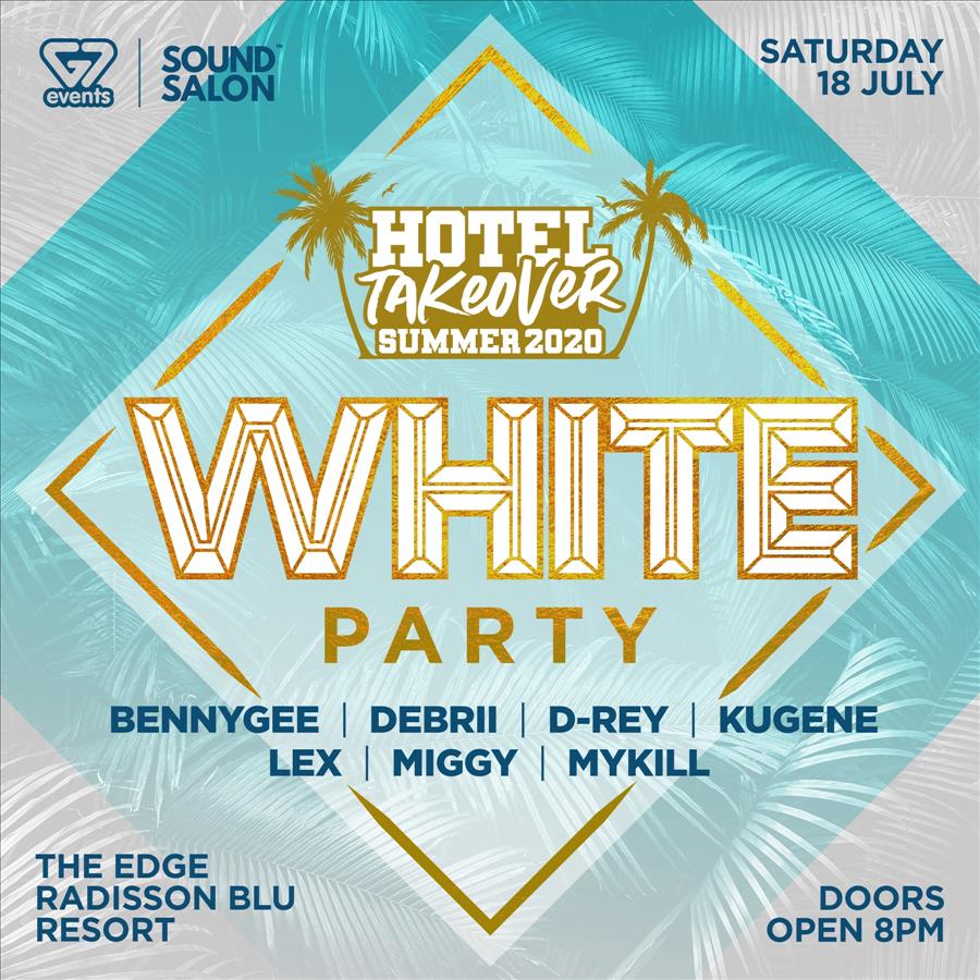 Hotel Takeover White Party poster