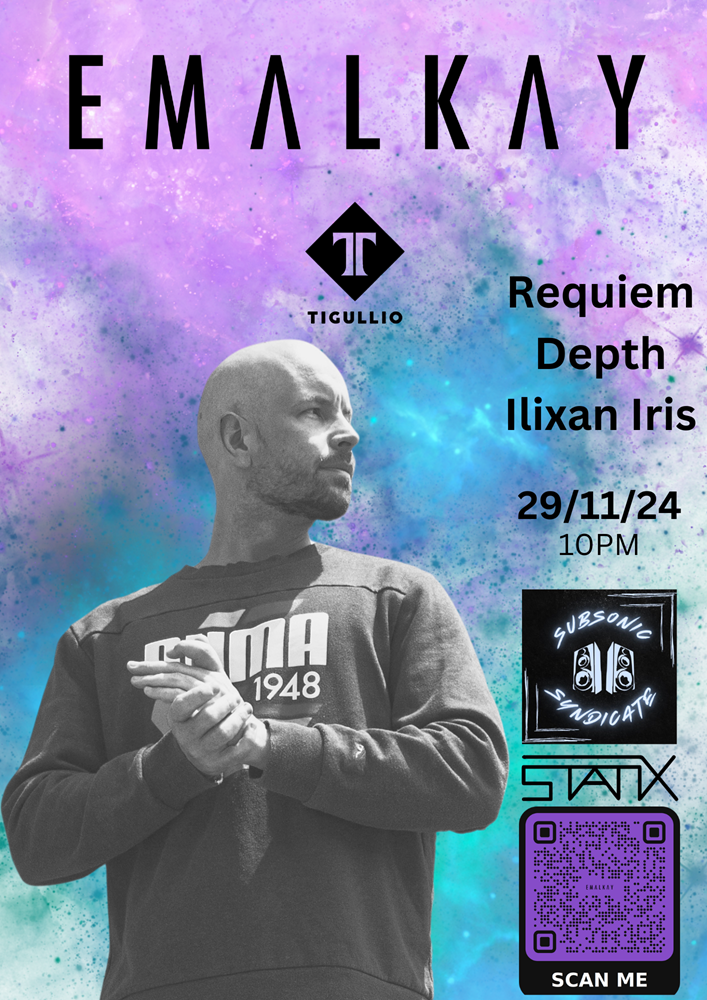 BACK TO THE ROOTS OF DUBSTEP: EMALKAY @ TIGUILLO 29 NOVEMBER 2024 poster