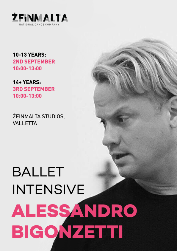Ballet Intensive with Alessandro Bigonzetti poster