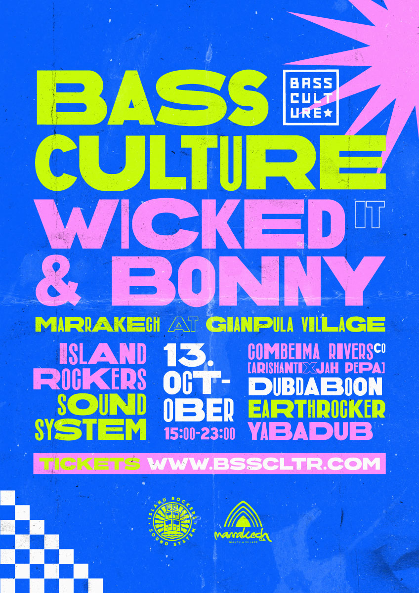 Bass Culture invites Wicked and Bonny poster