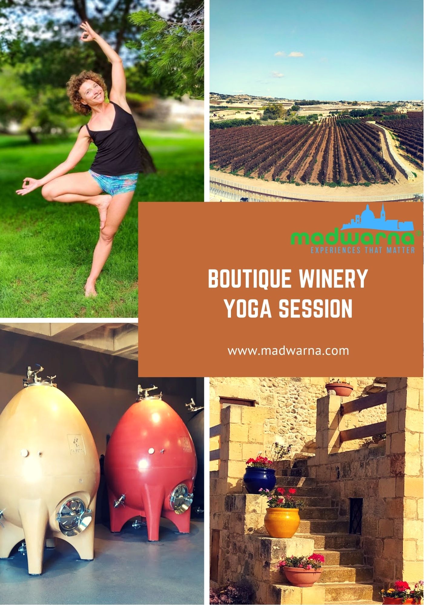 Boutique Winery & Yoga Session poster