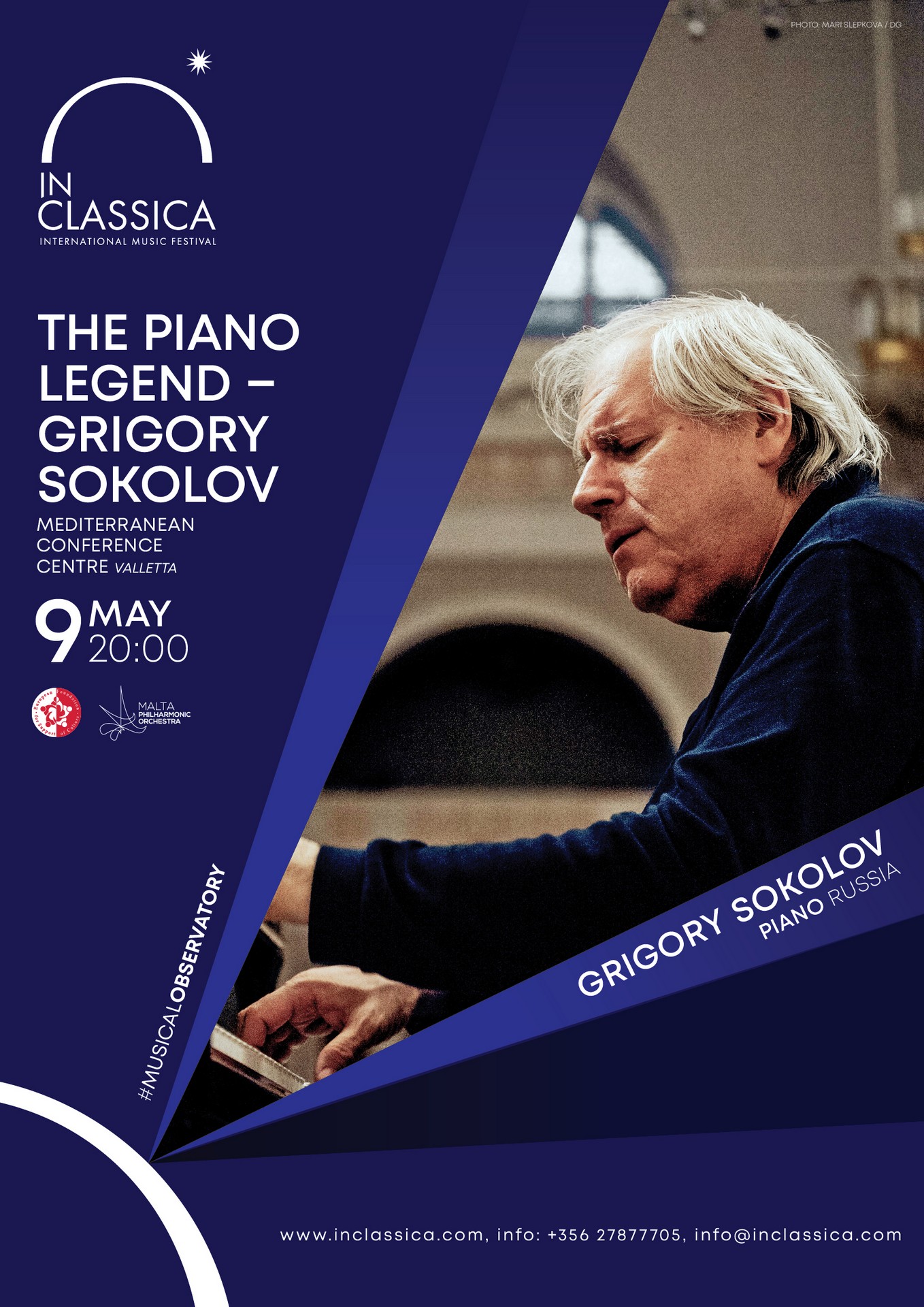 InClassica: THE PIANO LEGEND – GRIGORY SOKOLOV poster