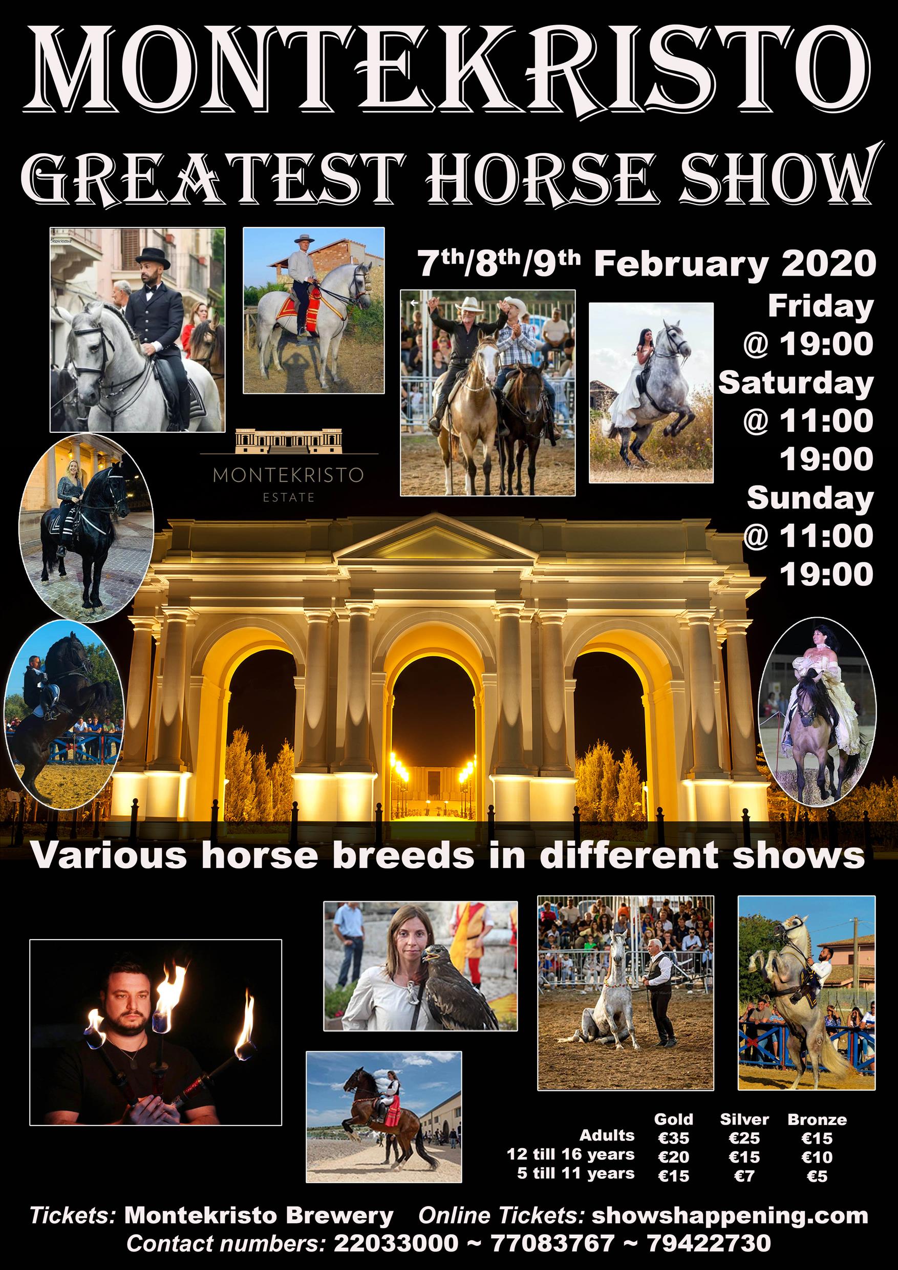 Montekristo Greatest Horse Show poster