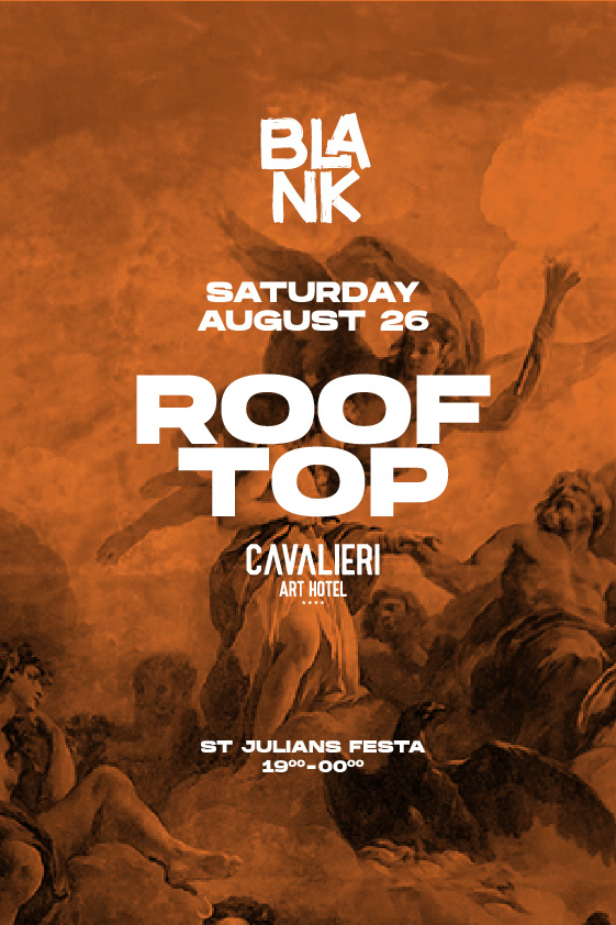 BLANK Rooftop poster