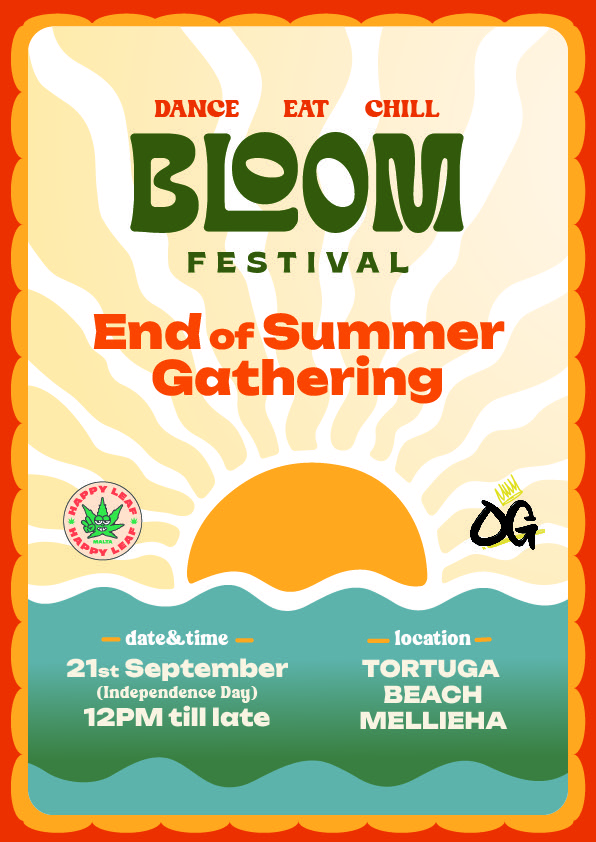 BLOOM End Of Summer Gathering poster