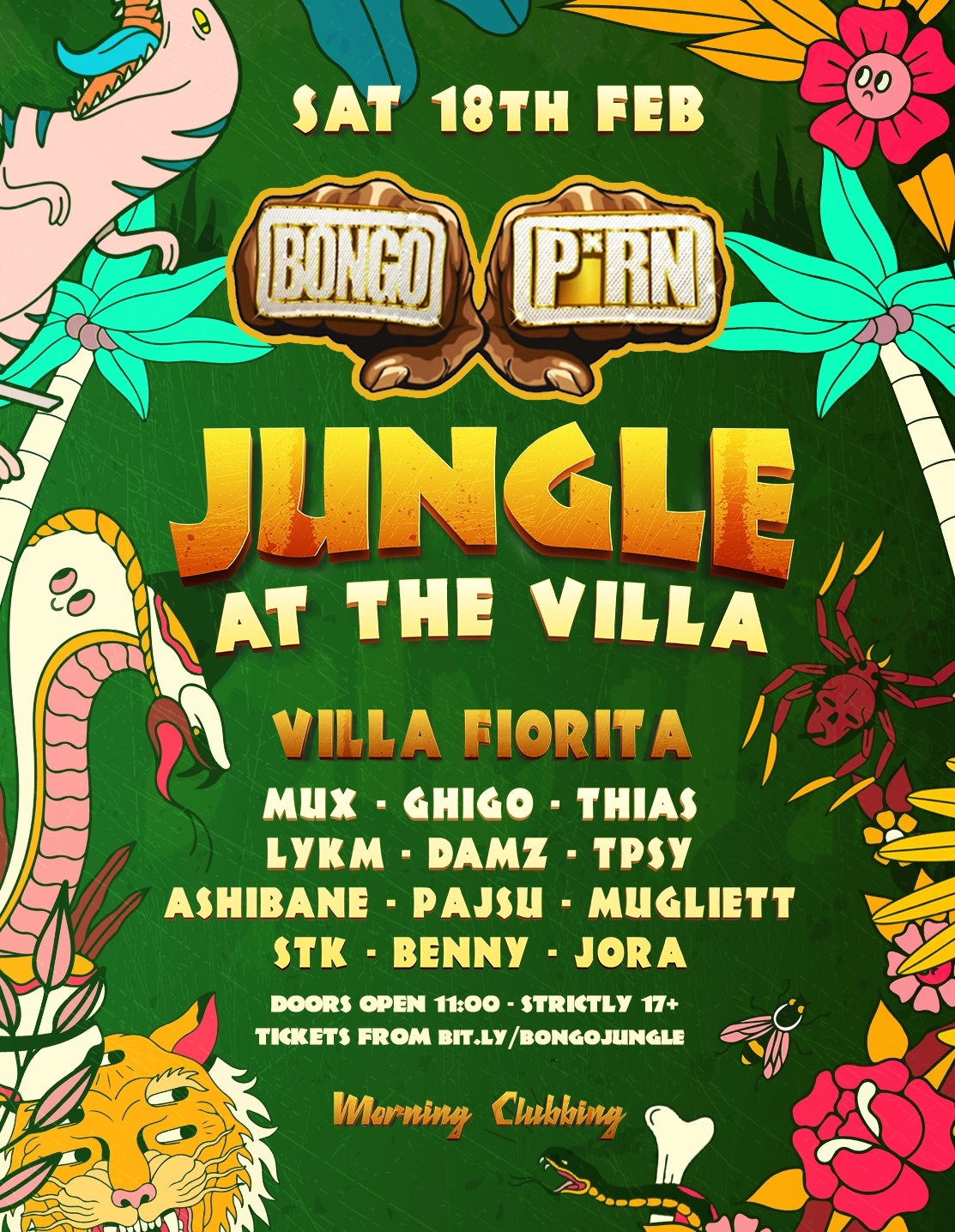 Bongo Porn • Jungle at the Villa poster