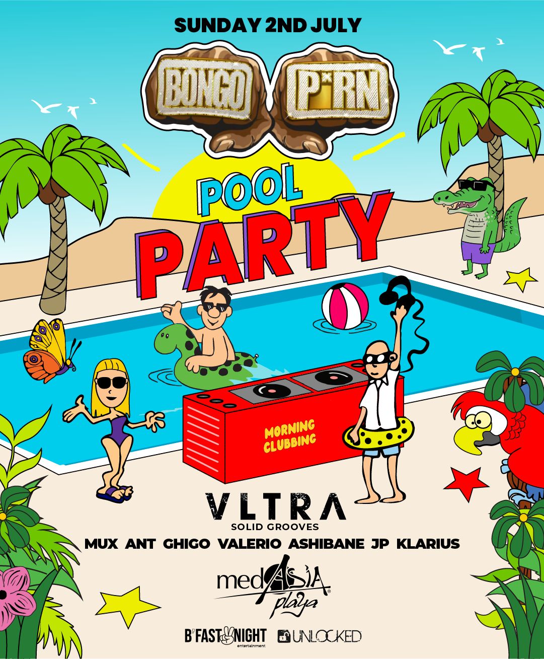 BONGO PORN • POOL PARTY • ft. VLTRA poster