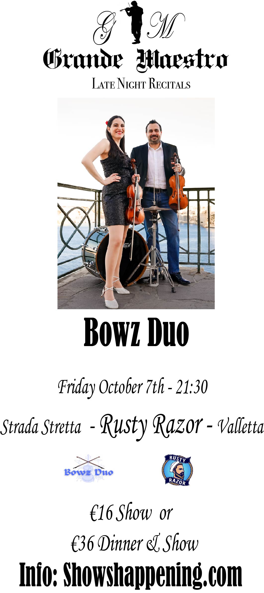 Bowz Duo - Live poster